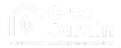 Logo de la société CreaJardin en blanc